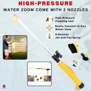 High-Pressure Water Zoom Come With 2 Nozzles