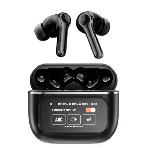 ♥จัดส่ง SFREE♥หูฟังบลูทูธไร้สายจอแอลซีดี YX30ใหม่หน้าจอสัมผัสหน้าจออัจฉริยะสีเต็มรูปแบบ ANC หูฟังลดเสียงรบกวนการโทร