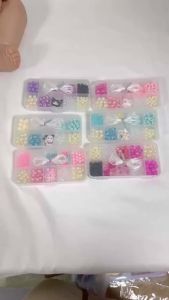 Mumystation diy gelang manik manik  paket meronce manik manik sanrio set