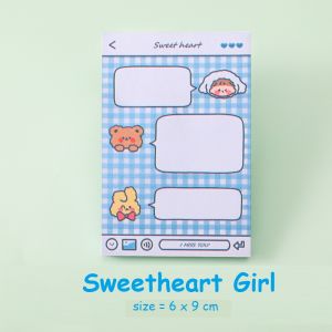 333 - Sticky Notes Fancy Memo Pad Cute Bear Cartoon - Memo Tempel
