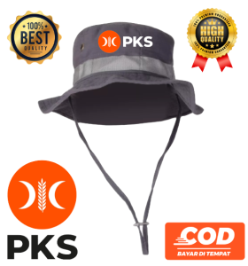 Topi rimba topi gunung logo partai pks v1 premium
