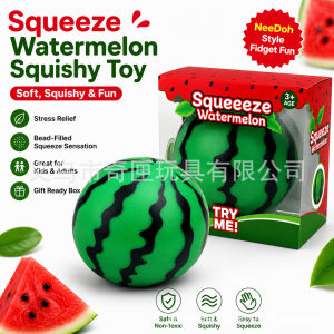 Large fruit squishy series fruit-themed stress-relief toys for decompression and venting TPR High-quality filling flour