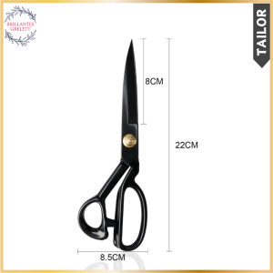 Black Tailor Scissors 8-12 Inches - Gunting Pang Tela - Razor Sharp Cloth  Fabric Scissors - Stainless Steel Ergonomic Handles - For Professional And Personal Use