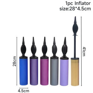 Portable Hand Balloon Pump Balloon Hand Push Air Pump for Birthday Party and Wedding Decorations