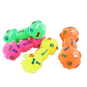 Pet Chew Toy Pet Toy Ball Dog Toy Pet Molar Bone Molar Ball Squeaky Toy Vocal Ball Bone Dumbbell