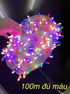BỘ DÂY ĐÈN LED CHỚP NHÁY 100 MÉT CÓ HỘP ĐIỀU KHIỂN TRANG TRÍ