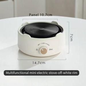 Bincoo 500W Mini Electric Heater Stove with 3-Pin Malaysia Plug – Hot Plate for Moka Pot/Coffee/Milk