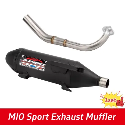 Apido Pipe For Mio Sporty Pipe Muffler 1 Set Mio i 125 /Soul i125 accessories and parts Motorcycle