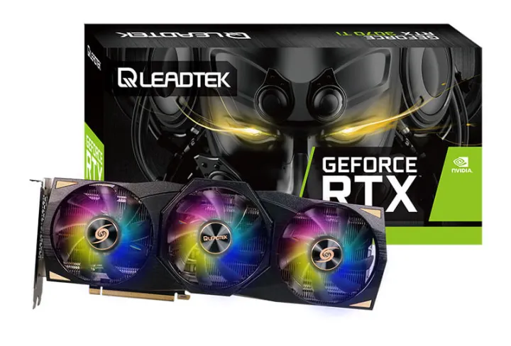 Leadtek WinFast GeForce RTX 3070 Ti HURRICANE 8G GDDR6X Graphic Card | RTX 3070Ti 8GB DDR 6 RGB GPU | PCI Express 4.0