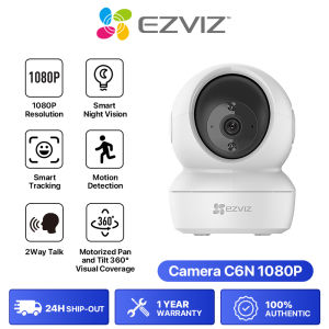 EZVIZ C6N 2MP Security WiFi Camera 2way Talk Motion Detection Smart Tracking 360° Visual coverage