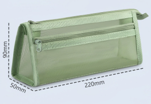 Double-Layer Gauze Pencil Case Large-Capacity Student Portable Stationery