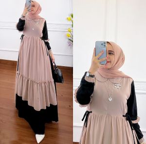 ZIFA FASHION // COD // TAMARA DRESS // GAMIS MELAYU MODE // GAMIS SUSUN // GAMIS MALAYSIA TERKINI // FASHION WANITA TERKINI // *ST