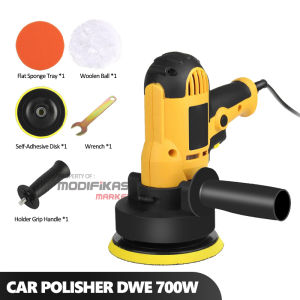 MODIFIKASIMARKET - Mesin Poles Hand Car Polisher Alat Poles Body Mobil Motor 5" 5inch Polisher DWE6401