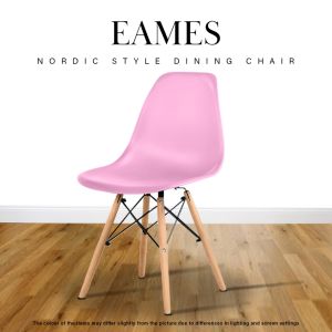 F&F : DOMES NORDIC STYLE DINING CHAIR WITH CUSHION /Kerusi Makan/ Chair/kerusi plastik