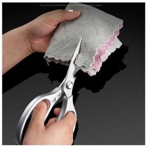 Gunting Dapur Keluli Tahan Karat Gunting Tulang Rumah Tangga Ikan Sayap Ayam Scissors Stainless Steel Kitchen Household Bone Scissors Chicken Wings Fish Chopper Bottle Opener Clip Walnut Kitchen Tools