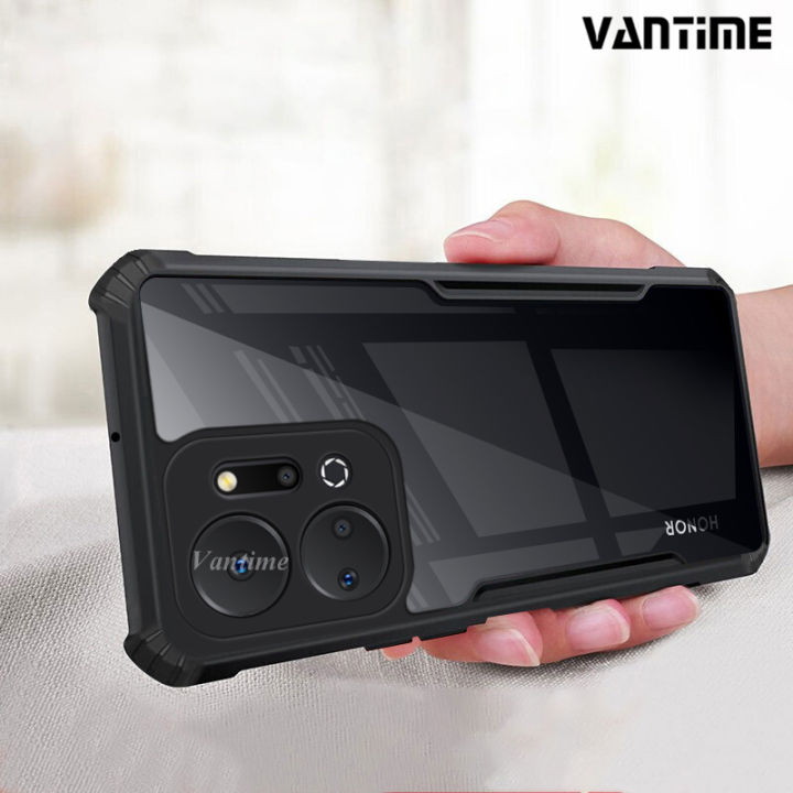 ZORSOME Custodia Protettiva Completa Per Huawei Honor X6A 4G - Cover Antiurto Con Paraurti In TPU E PC, Cavalletto Integrato, Supporto Ricarica Wireless - Colore Blu - 5