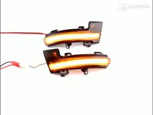 2pcs Dynamic Blinker for Octavia 3 Mk3 III A7 5E for VW T-roc Troc T-cross 2014 2015 2017 2019 2020 Light LED Turn Signal