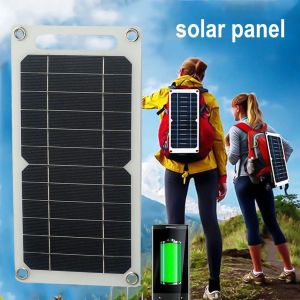 KIDS COY with USB Output USB Solar Charger Panel Versatile Power Source 5V 6W Solar Panel Charger Portable High Efficiency Outdoor Solar Charger For Mobile Phone Power Bank