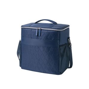 BAGUO(霸果) Multifunctional Insulated Lunch Bag Large Capacity Thickened Aluminum Food Thermo Bag Wear-resistant with Shoulder Strap Picnic Food Storage Bag Outdoor