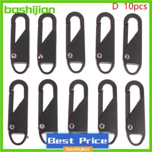 bashijian 10Pcs DIY Sewing Craft Zipper Slider Puller Zipper Repair Kit Replacement For Broken Buckle Travel Bag Suitcase Zipper Head