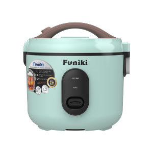 Funiki HRC6123 | Nồi Cơm Điện Nắp Gài 1.2L Funiki HRC6123 - Mâm Nhiệt Lớn Nấu Ngon - Màu Xanh Ngọc