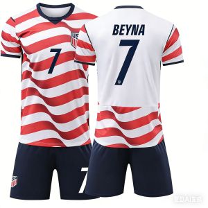 2026 World Cup USA home football jersey 10 Pulisic short sleeve shirt jersey National team jersey