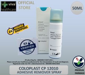 Coloplast CP 12010 BRAVA ADHESIVE REMOVER SKIN SPRAY 1S STINGFREE 50ML