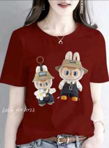 KAOS ATASAN OBLONG 2 BU BU/COTTON COMBED WANITA