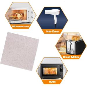 Pack of 5 Cuttable Mica Plate Mica Sheets Home Appliance Repairs Part Suitable for Microwaves Hair Dryers and Toasters