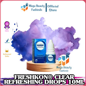 FreshKon® Clear Refreshing Drops 10ml | Obat Tetes Mata Softlens | Comfort And Clarity