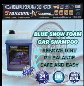 Colour Car Shampoo20KG Snow Foam Shampoo Sabun Buih Biru Cuci Kereta Motorcycle [Direct Factory]Mild and effective