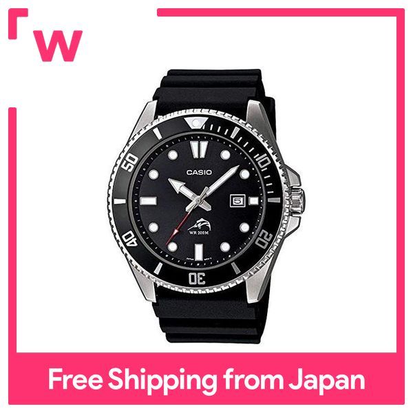 [Casio] CASIO Watch Diver's Watch MDV-106-1AV Black × Silver Men's Overseas  Model Lazada PH - Main Image