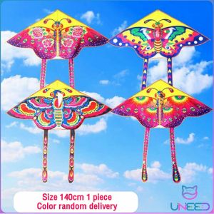 Need Colorful butterfly kite triangle rainbow kite kite line childrens outdoor toys