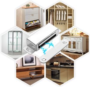 เหล็กดูดประตู ประตูตู้แม่เหล็กดูดตู้เสื้อผ้าประตูดูดสัมผัสแม่เหล็กสแตนเลสที่แข็งแกร่งเพื่อดึงดูดตู้สัมผัสลู