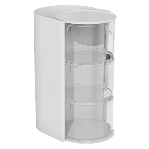 180° Rotating Makeup Organizer Storage Box Makeup Box Jewellery Organizer Bekas Barang Kemas