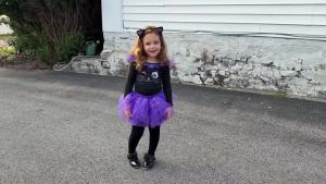 GIFTINBOX Black Halloween Cat Costume for Girls Light Up Outfit Kids 3-8
