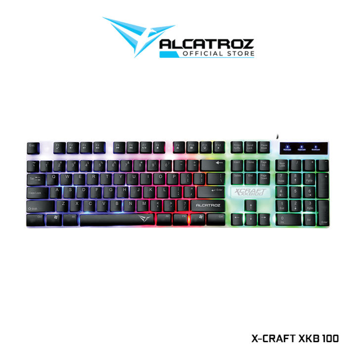 Alcatroz XCraft XKB 100 Spill Proof Gaming Keyboard with Backlight