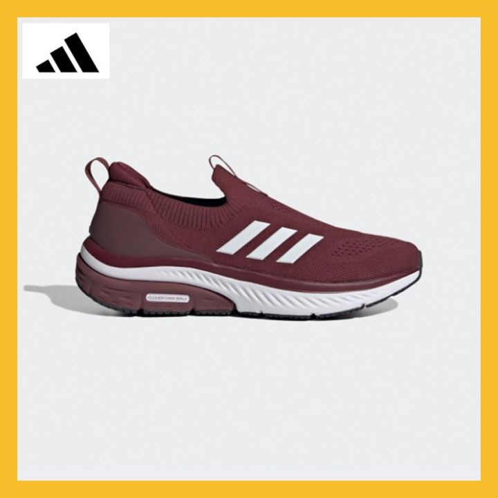 ★ADIDAS★ Cloudform Work Lounger ID4059 adidas Cloudfoam Walk Lounger Shadow Red Cloud White Women