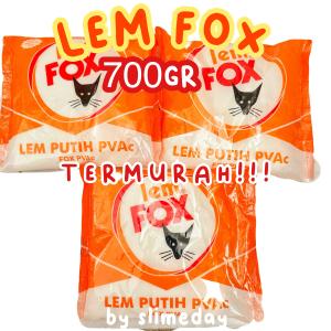[PROMO] White Glue Fox II Bahan Slime II Lem PVAC II Plamir Dinding / Tembok