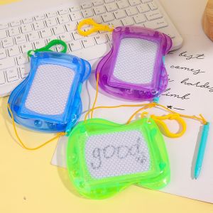 Funny Kids Magnetic Puzzle Small Drawing Board Toys Baby Magnetic Graffiti Drawing Board Mini Handwriting Board Backpack Pendant