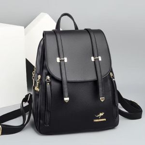 Tas Ransel Wanita Kulit Pu Leather Backpack Ransel Wanita Korea Style Untuk Anak Remaja Tas Gendong Tas Ransel Murah Tas Fashion Sekolah Dan Kerja