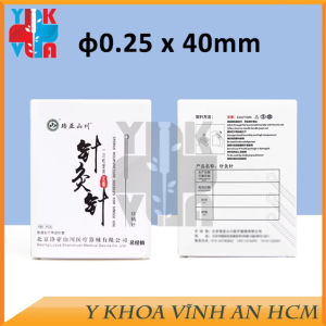 Combo 10 Hộp Kim Châm Cứu Vô Trùng Lạc Á Hộp 100 Kim Dạng Vỉ Cán Vòng