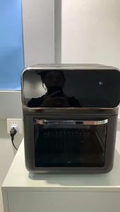 OOKAS Air Fryer Oven Non-Stick Frying Basket 25L Large Volume Touch Control Visualization 8 Menus