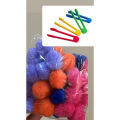 Mainan Montesorri / Merangsang Motorik Halus Dan Kasar Pada Anak /  Pom-Pom / Kancing / Mainan Anak / R S. 