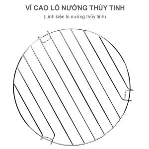 Vỉ nướng khay hứng mỡ đựng bánh cây gắp thực phẩm dùng cho lò nướng thủy tinh hàng nhập khẩu chính hãng Gali giao hàng miễn phí