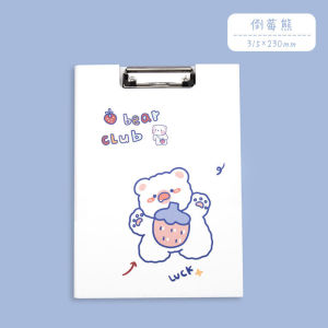 Cute cartoon A4 plywood pad student writing board folder study supplies exam paper clip ticket information board clip