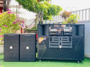 Loa Kéo Điện MTMAX BK104 PRO 5Trong1 +Kèm 2 Mic– Công suất: 1500-2000W Tần số siêu cao UHF