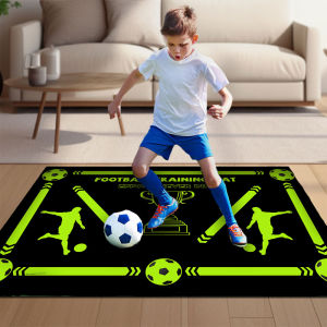 1pc Football Training Mat Football Ball Control Footstep Training Mat Soccer Agility Footstep Training