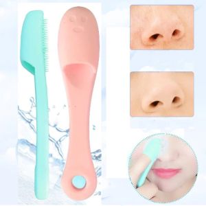 [100% Bersih] 1Pcs Sikat Komedo Silikon Pembersih Komedo Black Head Stick Jari| Sikat Pembersih Komedo Silikon| Finger Brush Stick Removal