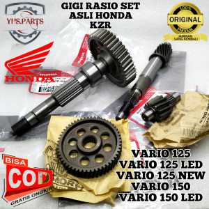 ASLI ORIGINAL GEAR GIGI RASIO SET HONDA AHM KZR VARIO 125 150 OLD LAMA LED NEW GIR GARDAN